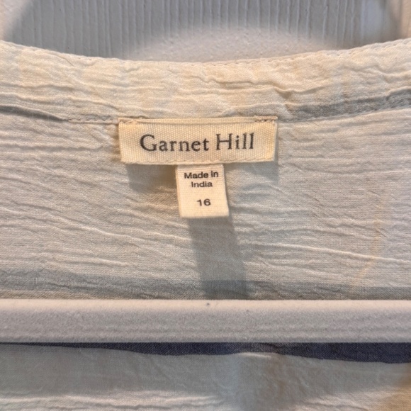 Woman's Maxi Dress, Striped, Size 16, Garnet Hill - Picture 3 of 11